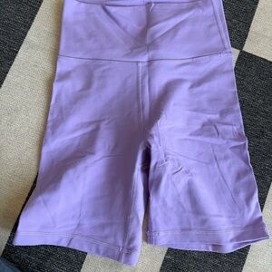 TNA High-Rise Lavender Bike Shorts